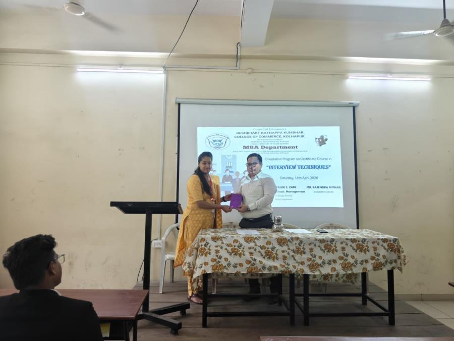 Orientation Program for the Certificate Cours